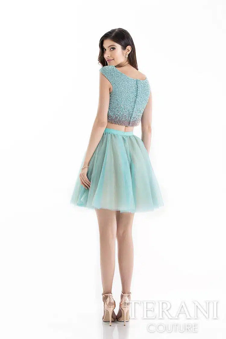 Terani Couture Two Piece Short Prom Dress 1521H0100A - The Dress Outlet