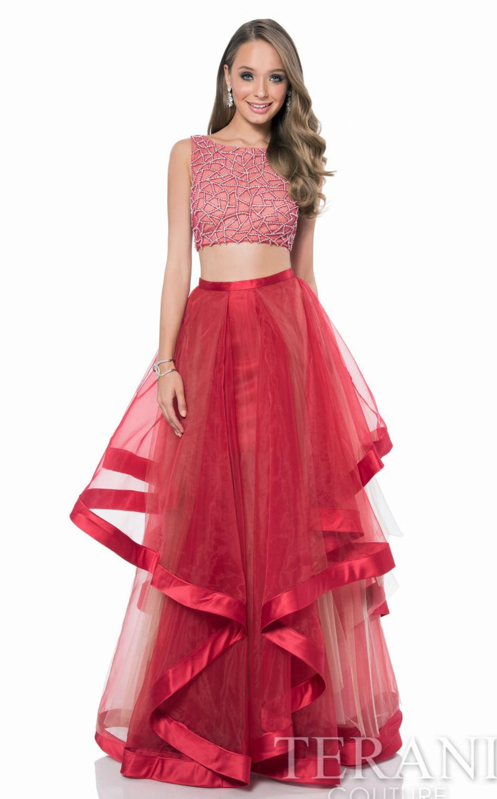 Terani Couture Sexy Two Piece Prom Dress 1611P1369A - The Dress Outlet