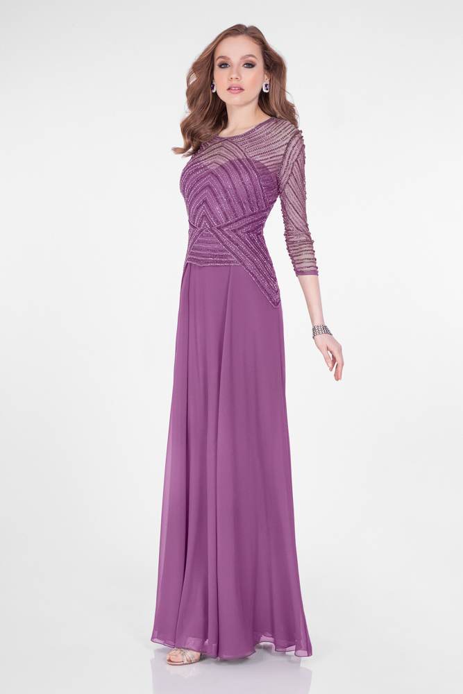 Terani Couture Long Mother Of Bride Dress 1623M1860 - The Dress Outlet