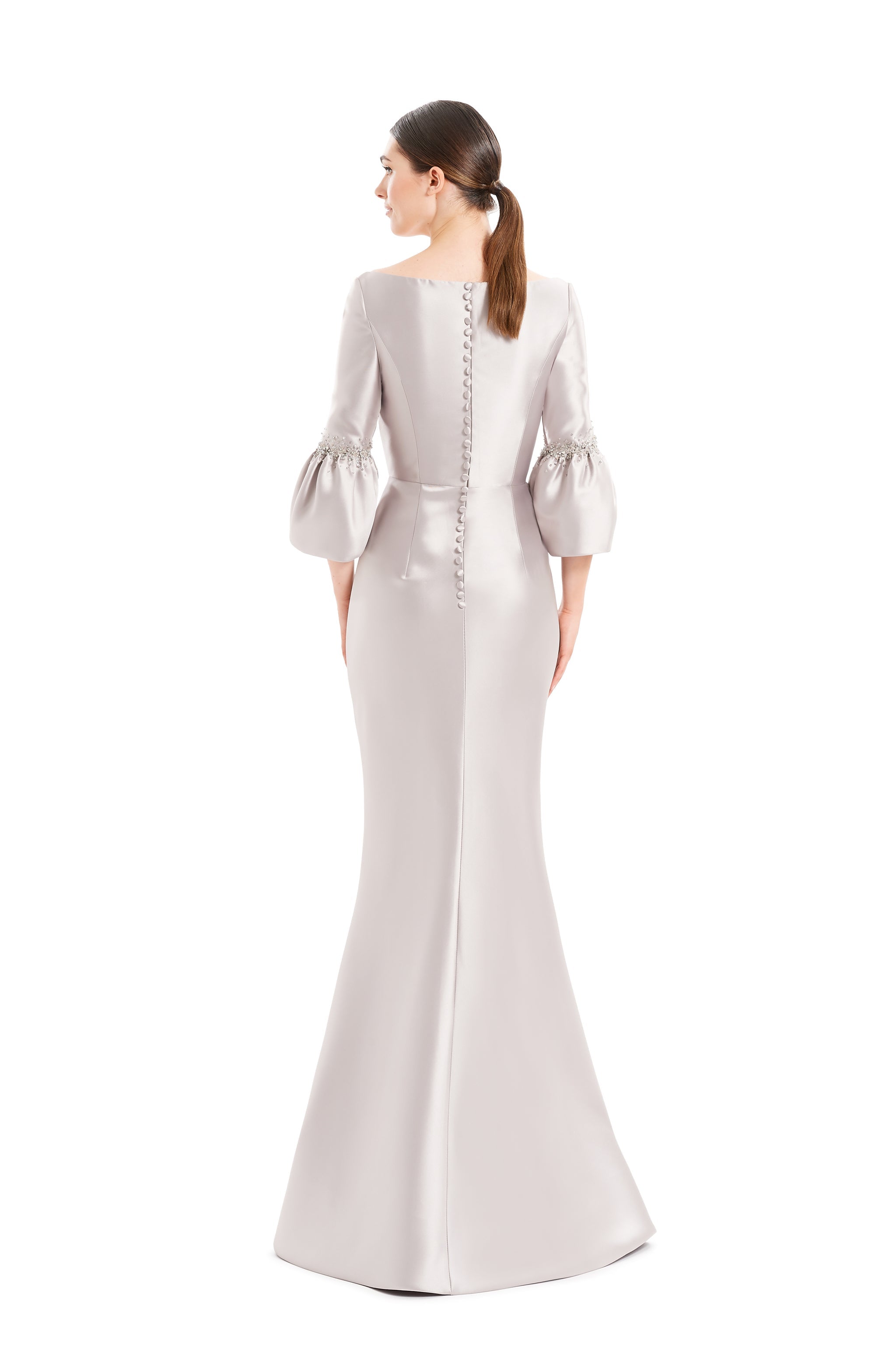 Formal Dresses Long Formal Evening Mermaid Dress Silver/Taupe