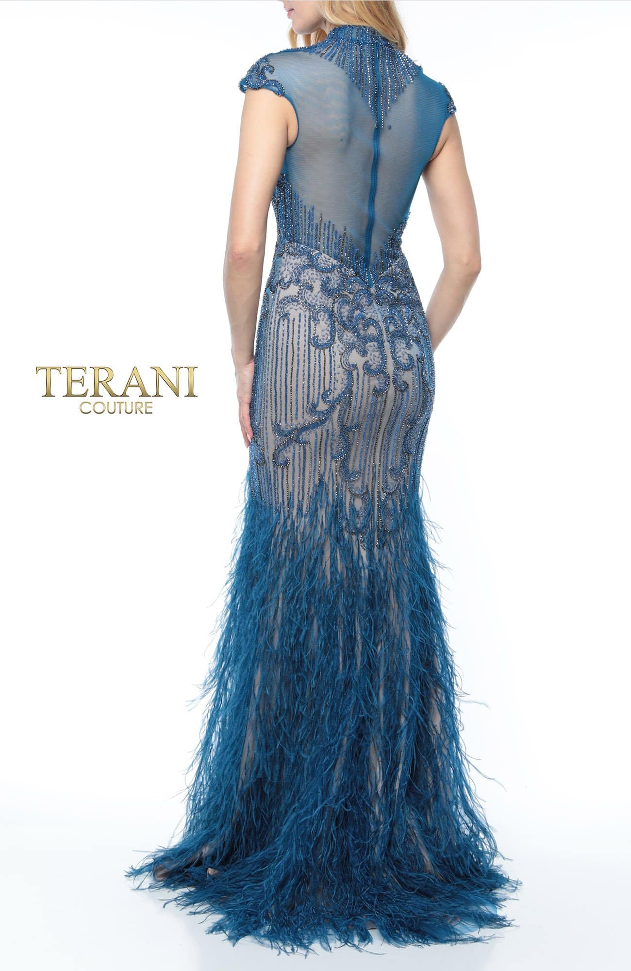 Terani Couture Fitted Long Prom Dress 1721GL4446 - The Dress Outlet