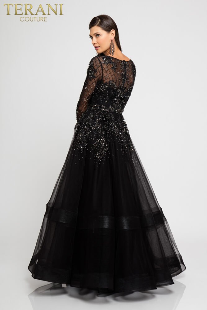 Terani Couture Long Formal Evening Dress 1722M4354 - The Dress Outlet