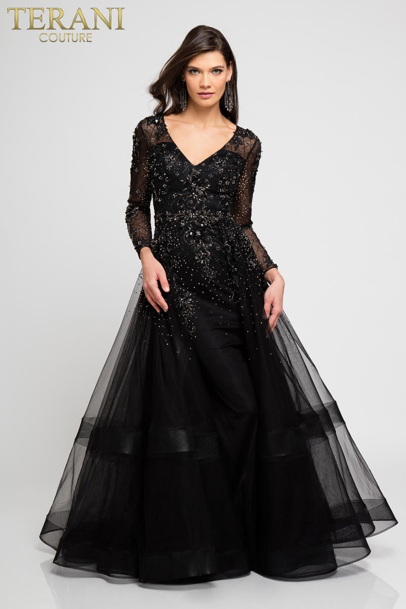 Terani Couture Long Formal Evening Dress 1722M4354 - The Dress Outlet
