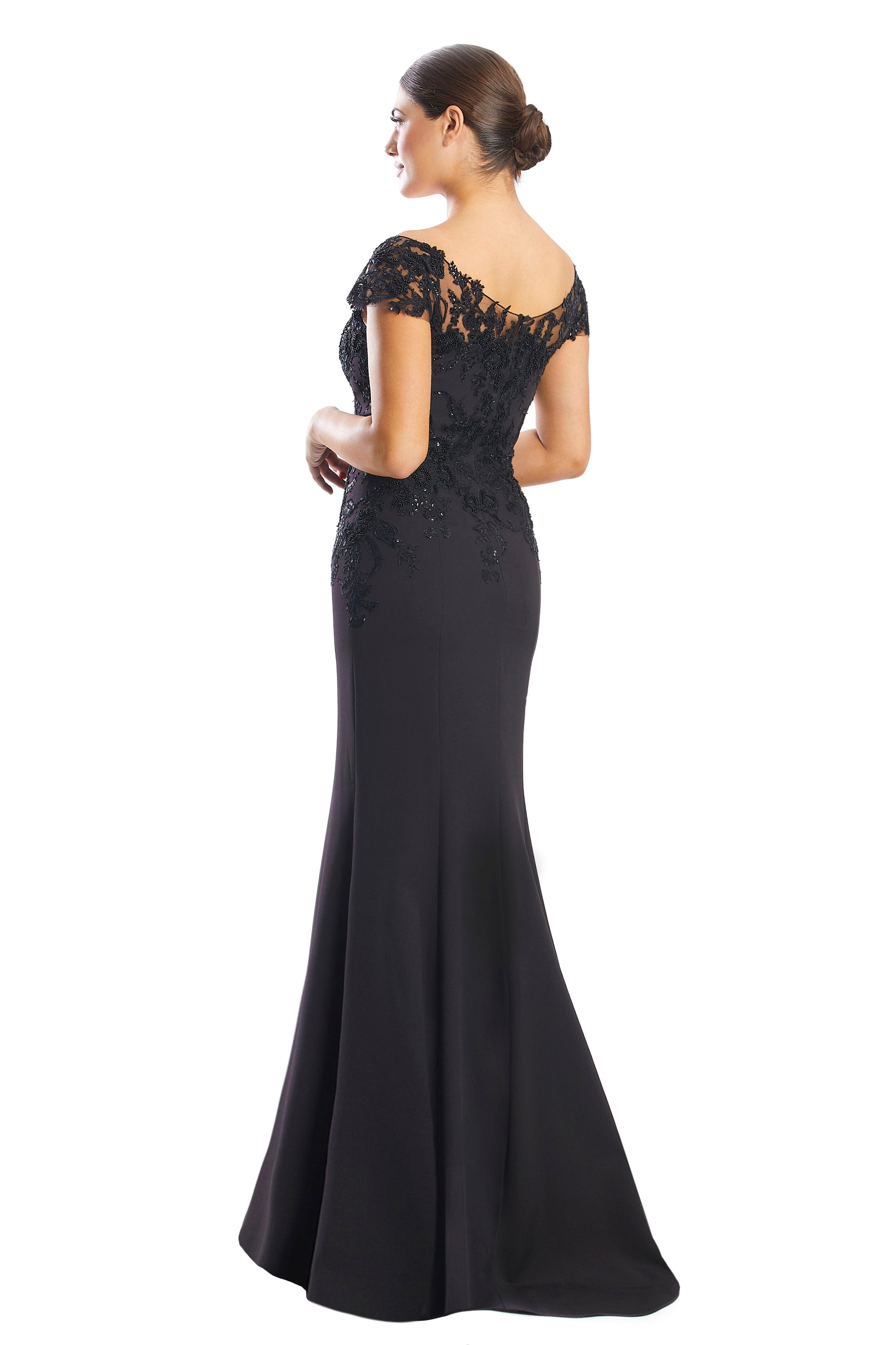 Mother of the Bride Dresses Long Formal Mother of the Bride Lace Dress Black