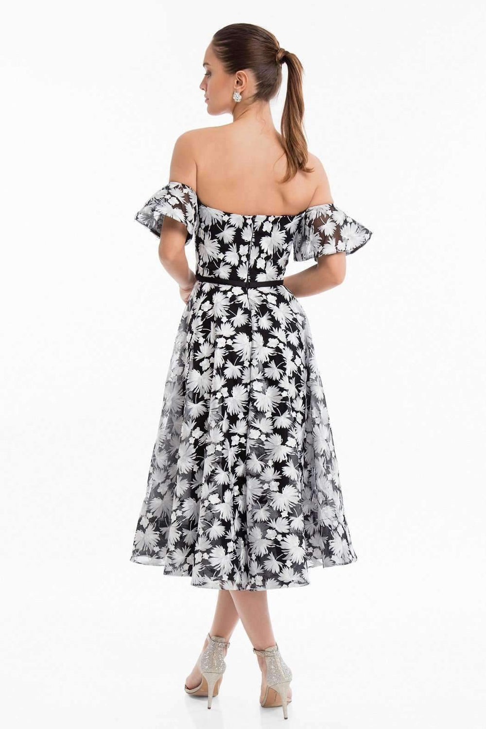 Terani Couture Off Shoulder Short Dress 1822C7056 - The Dress Outlet