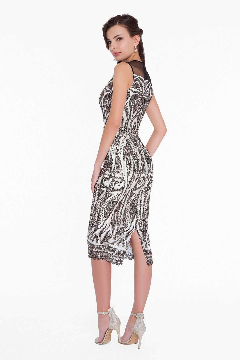 Terani Couture Sleeveless Short Dress 1823C7071 - The Dress Outlet