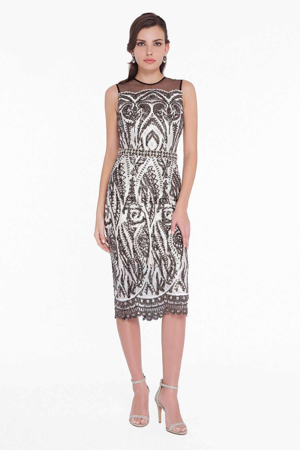 Terani Couture Sleeveless Short Dress 1823C7071 - The Dress Outlet