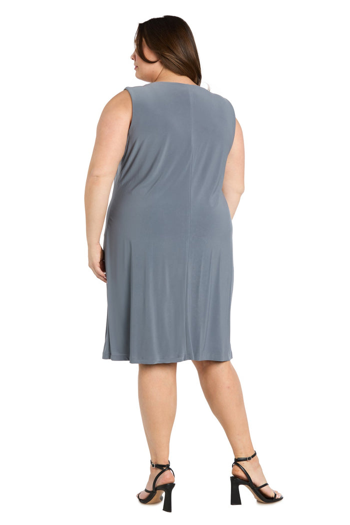 Plus Size Dresses Plus Size Short Mother of the Bride Jacket DressCoal