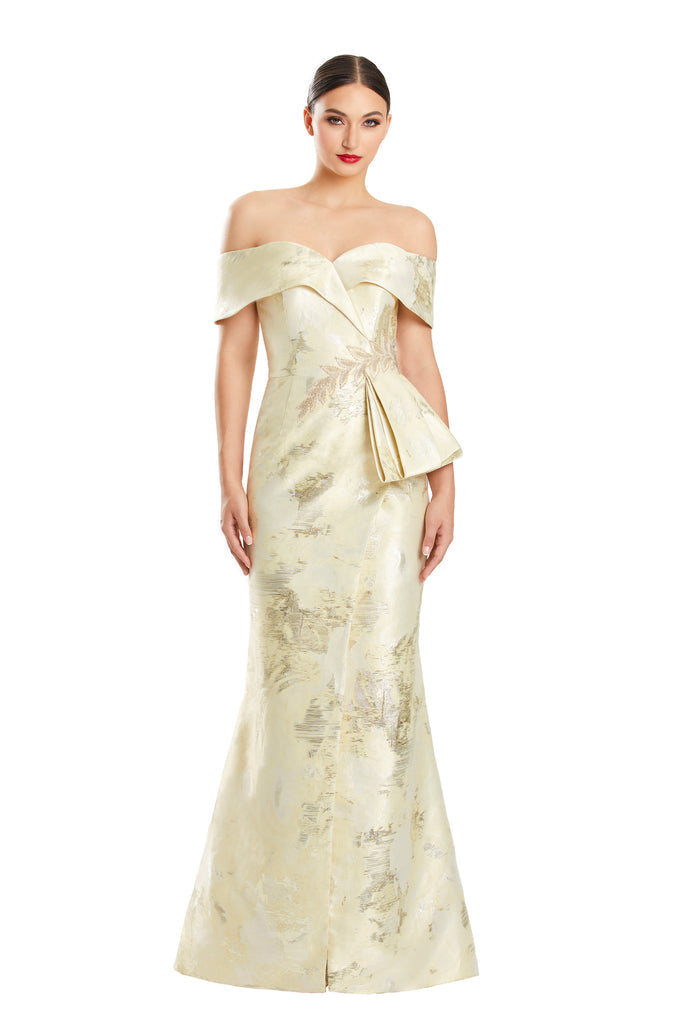 Formal Dresses Long Formal Mermaid Evening Beaded Dress Citrine/Multi