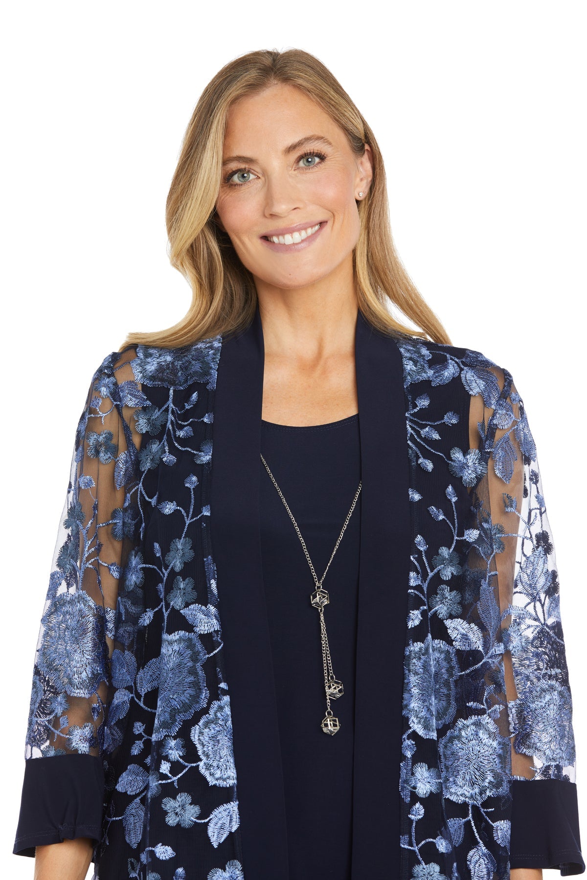 R&M Richards 1852 Short Printed Mother of the Bride Jacket Dress