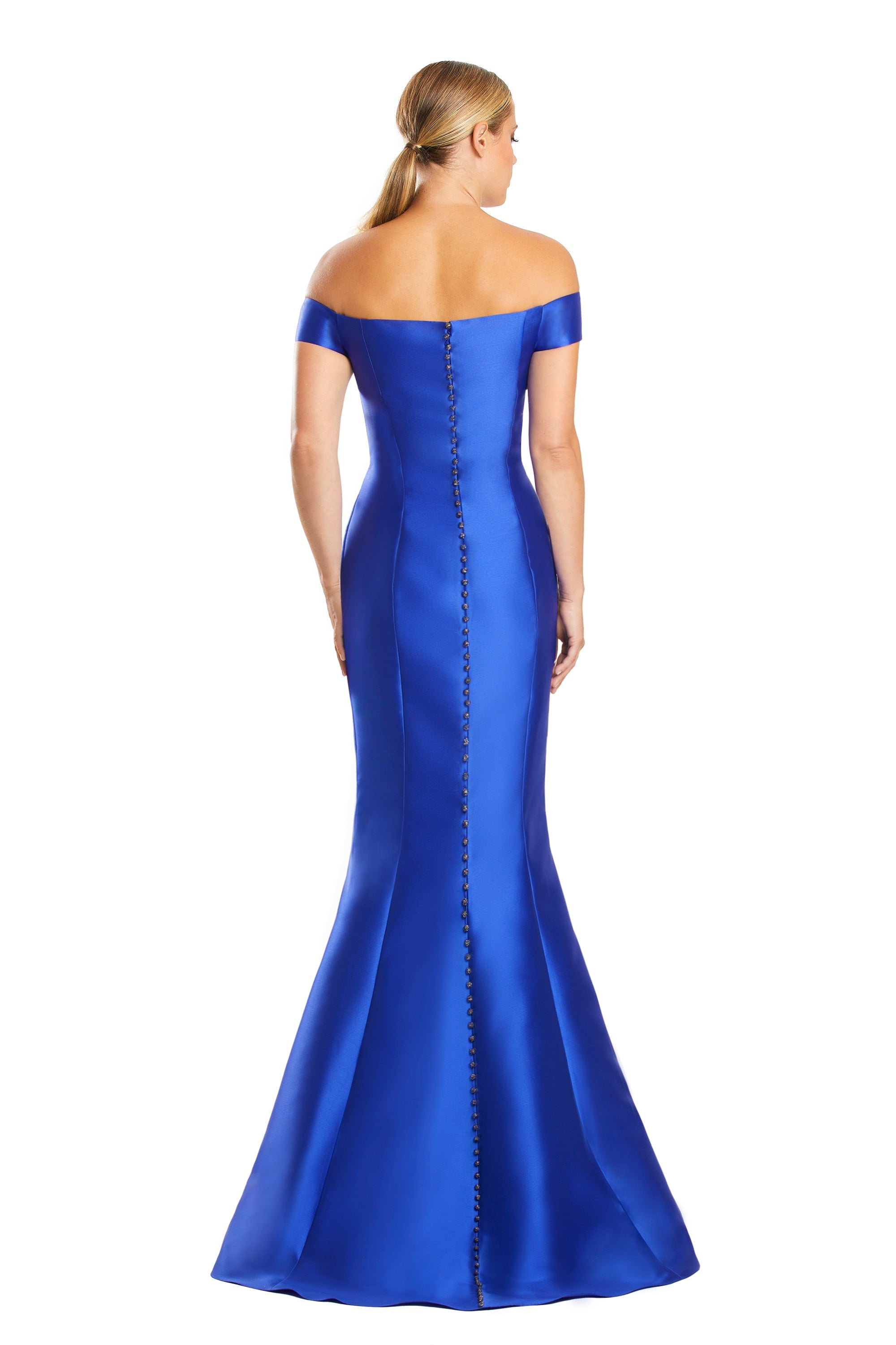 Prom Dresses Prom Long Pleated Formal Ruffled Evening Dress Royal