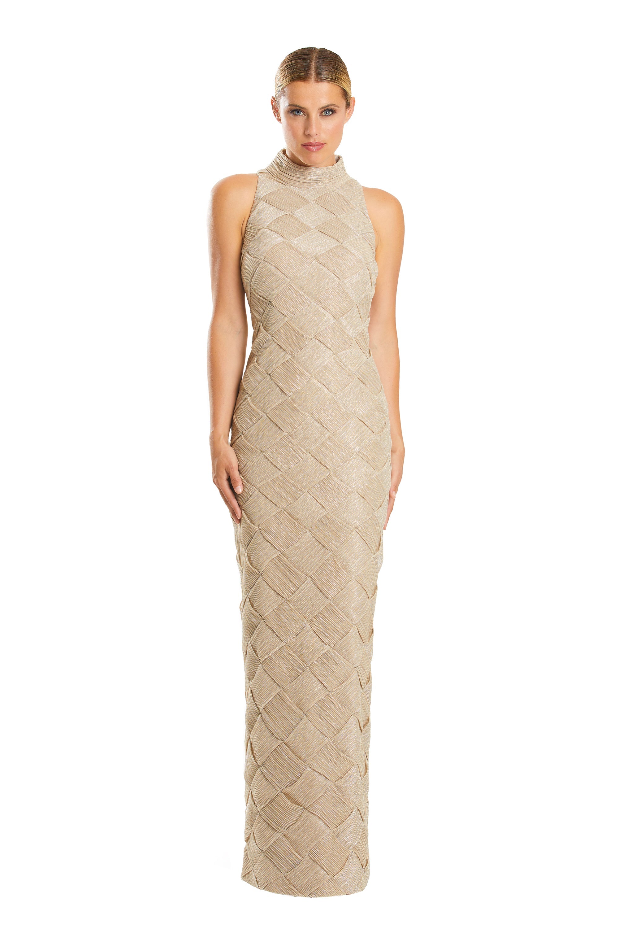 Formal Dresses Long Formal Fitted Evening Dress Gold
