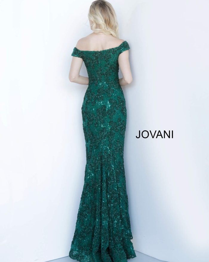 Mother of the Bride Dresses Long Sequin Beaded Mother of the Bride Dress Emerald