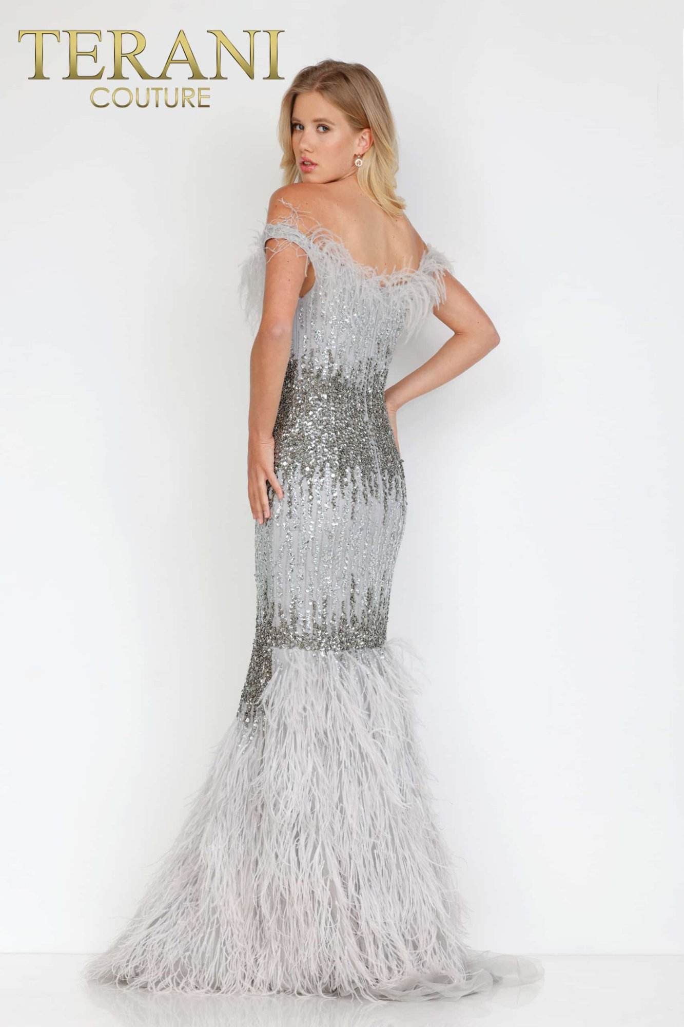 Terani Couture Fitted Long Prom Dress 1911GL9512 - The Dress Outlet