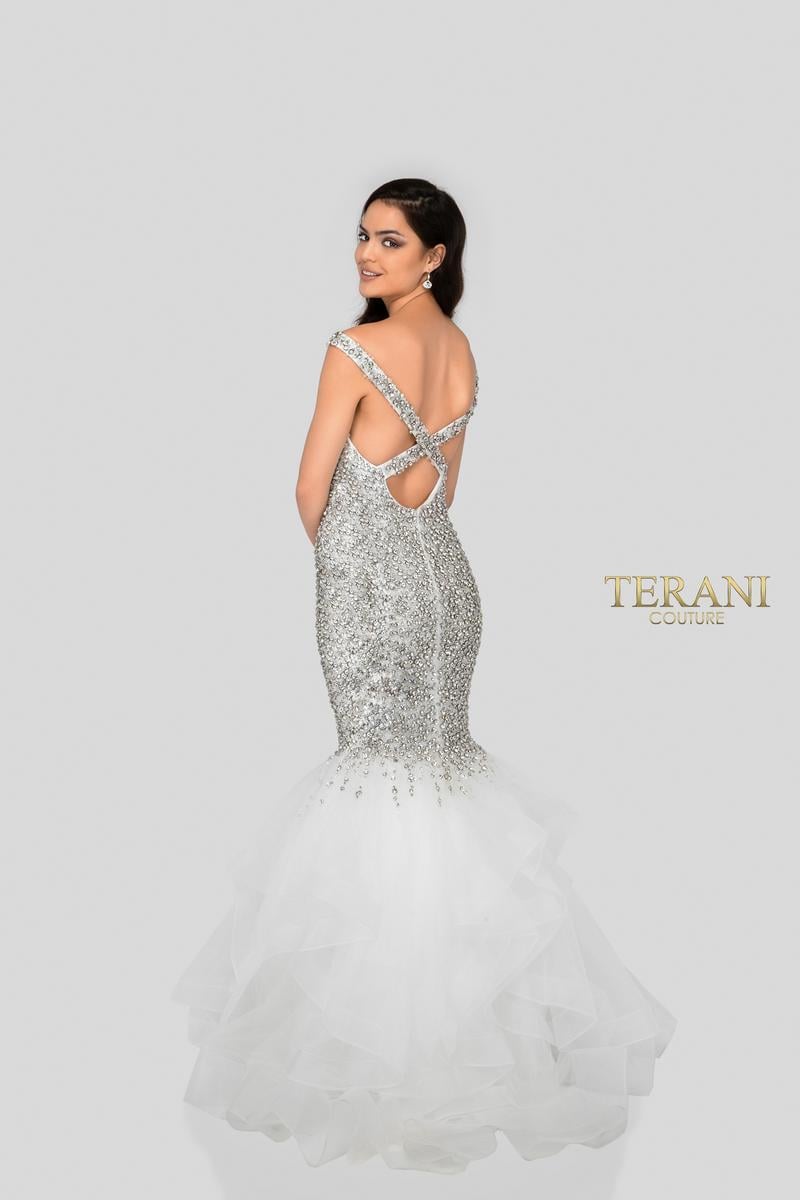 Terani Couture Long Mermaid Prom Gown 1911P8363 - The Dress Outlet