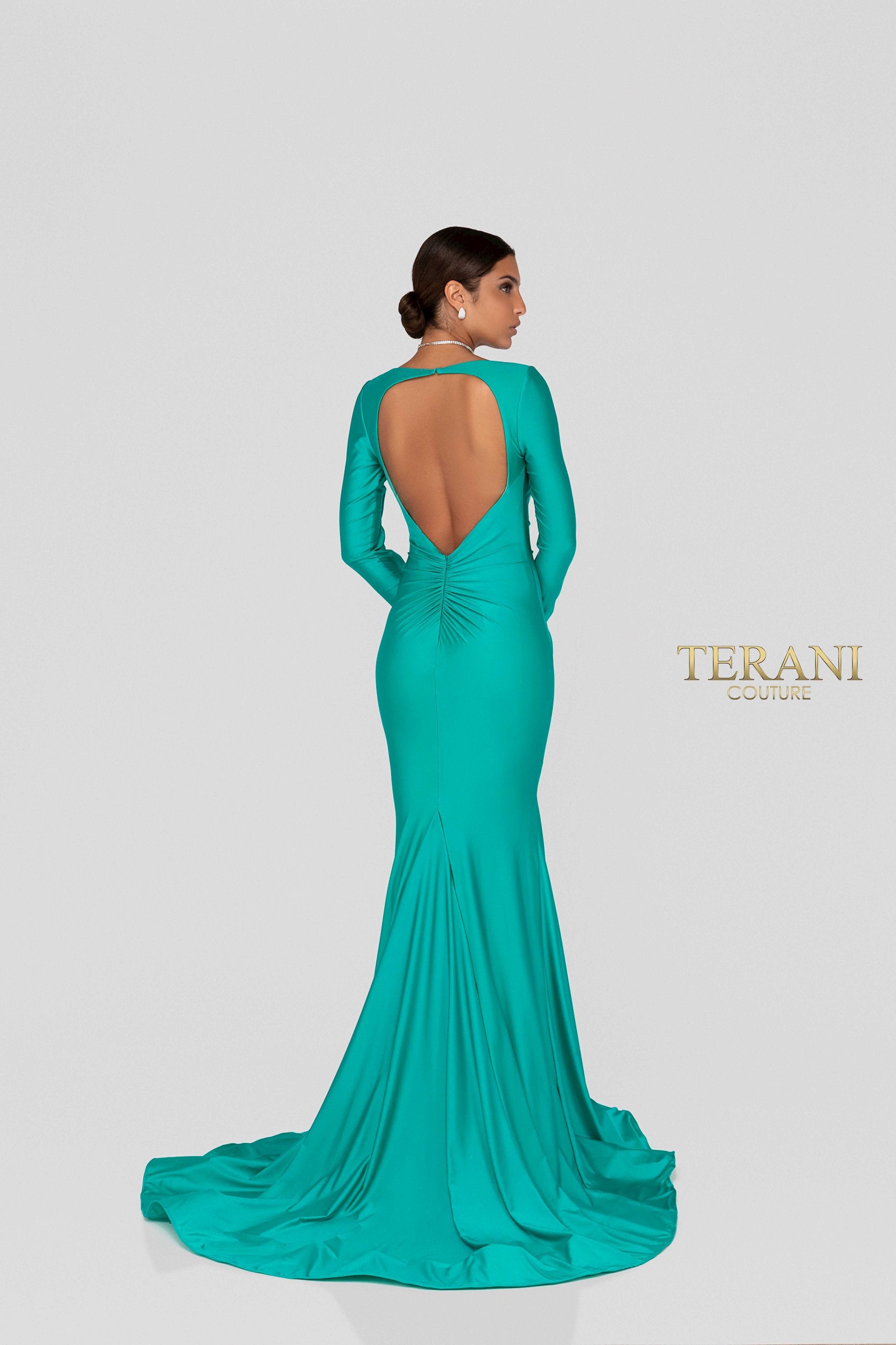Terani Couture Long Mermaid Prom Gown 1912P8281 - The Dress Outlet