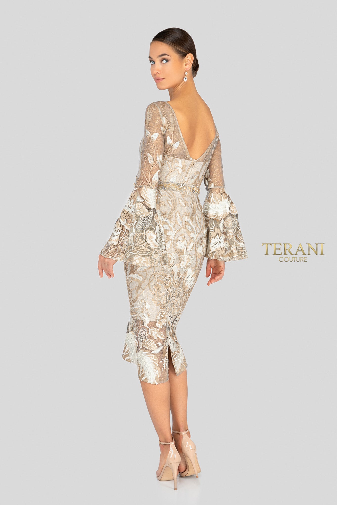Terani Couture Fitted Short Dress 1913C9065 - The Dress Outlet