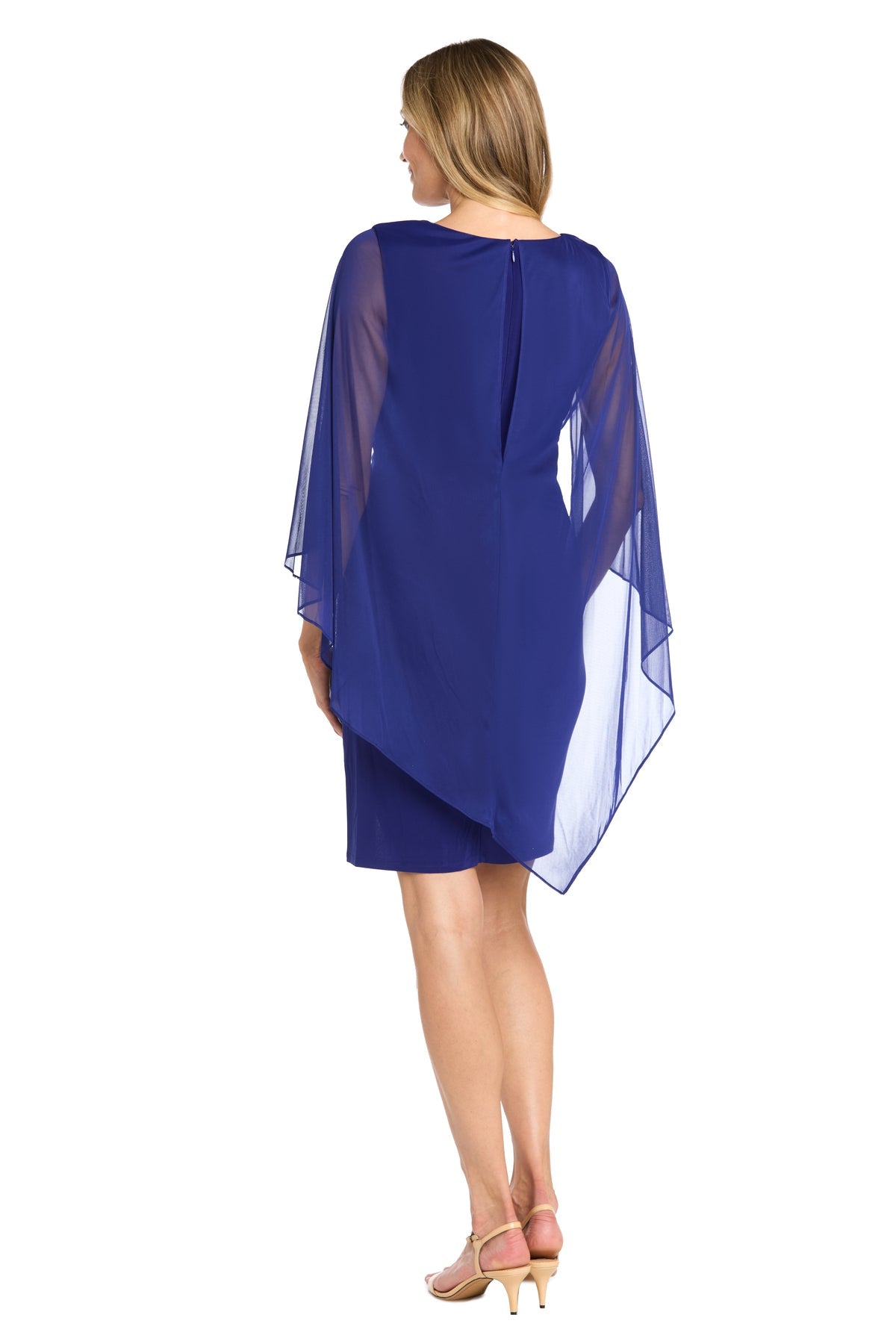 Cocktail Dresses Short Ruched Cocktail Dress Electric Blue