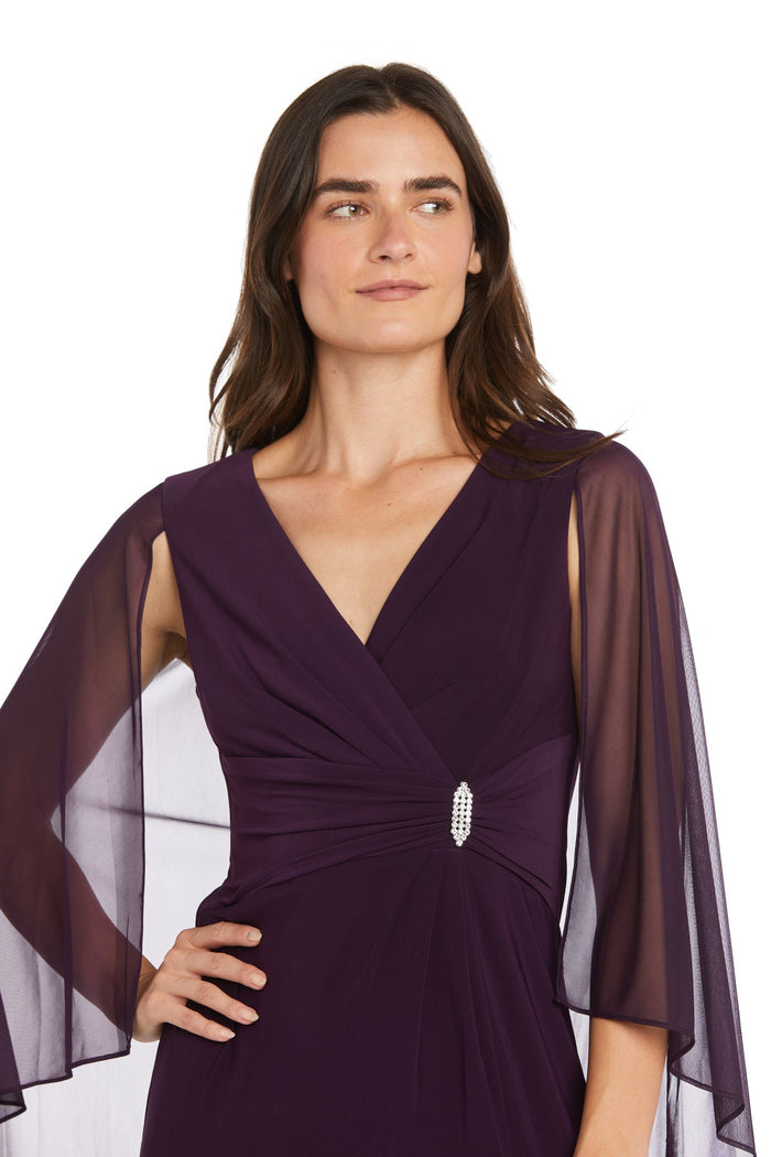 Cocktail Dresses Short Ruched Cocktail Dress Plum