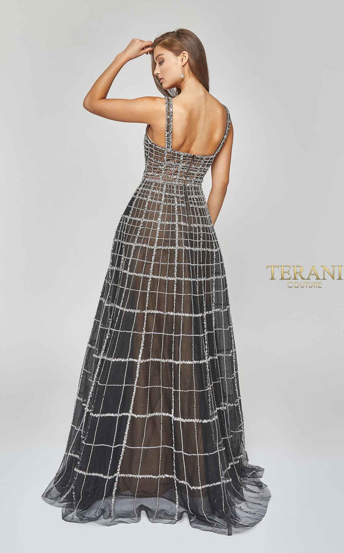Terani Couture Fitted Long Prom Dress 1922GL0663 - The Dress Outlet