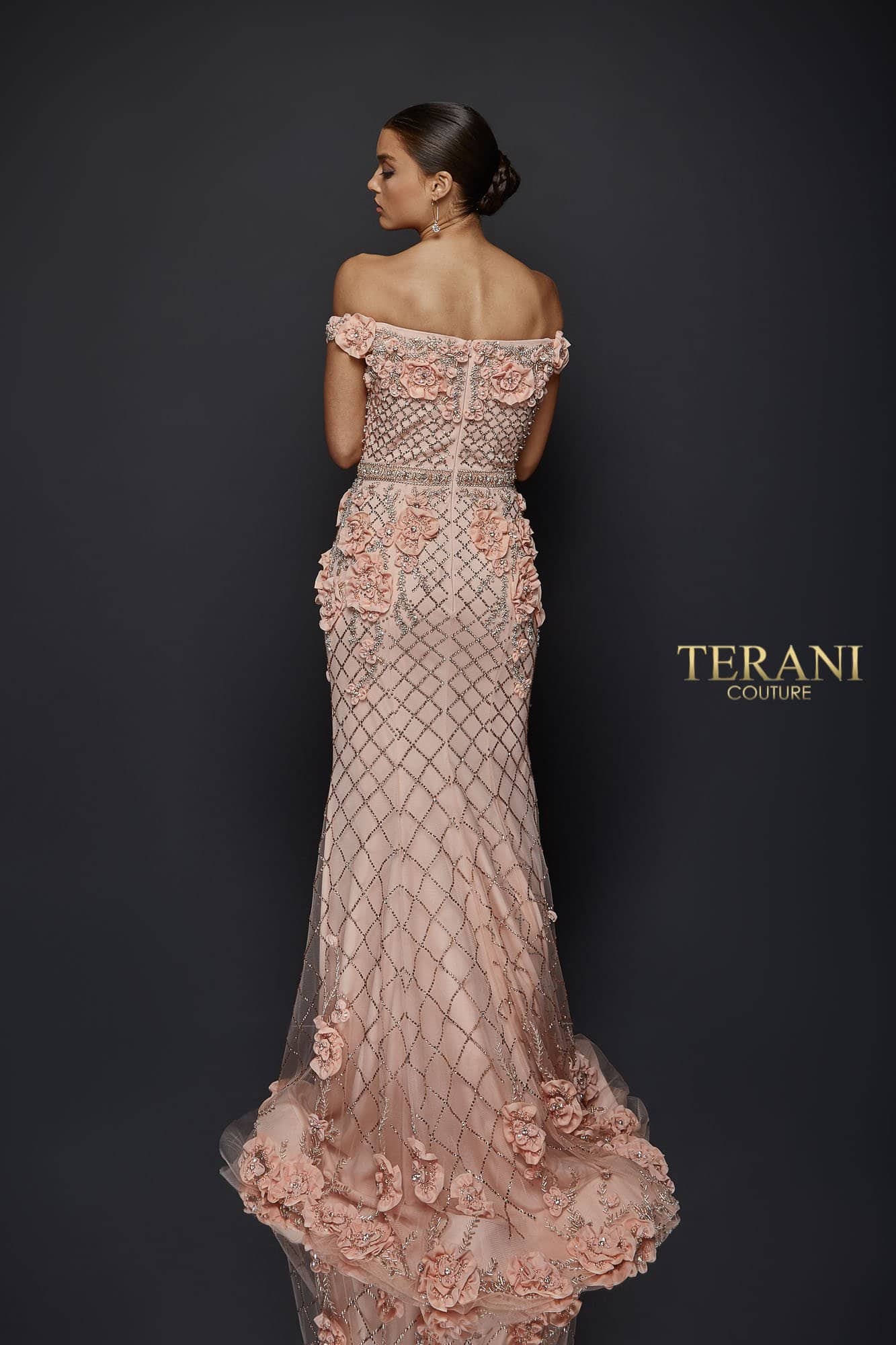 Terani Couture Long Fitted Prom Dress 1922GL0682 - The Dress Outlet