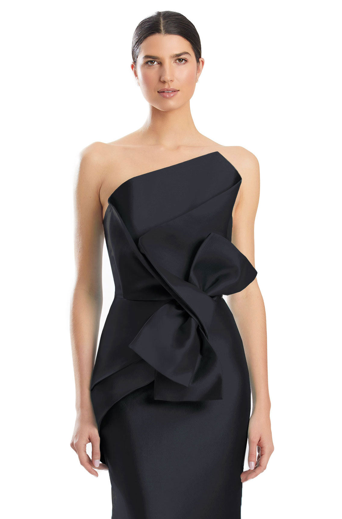 Prom Dresses Pleated Long Formal Mermaid Prom Dress Black