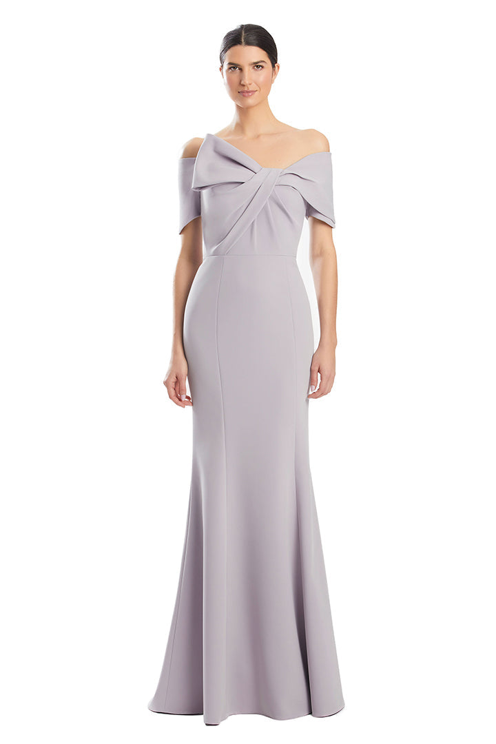 Formal Dresses Long Formal Beaded Button Evening Dress Pale Mauve