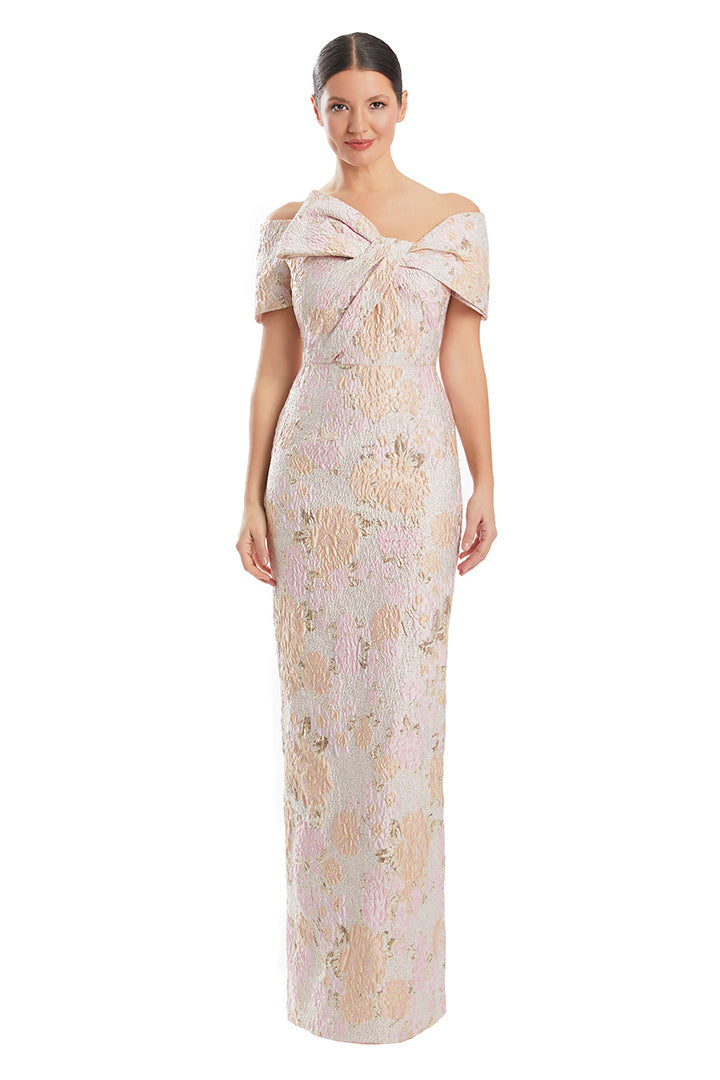 Prom Dresses Fitted Long Formal Evening Prom Dress Quartz/Gold