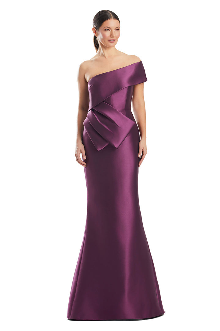 Formal Dresses Mermaid Long Formal Peplum Evening Dress Plum