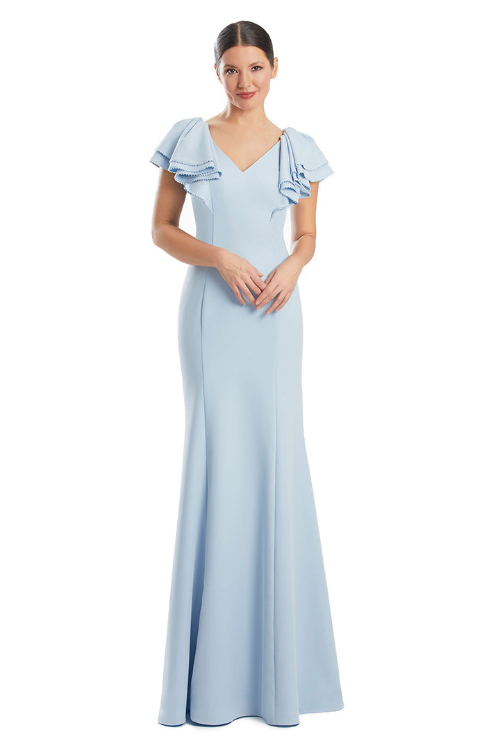 Mother of the Bride Dresses Long Mother of the Bride Formal Beaded Dress Pale Blue