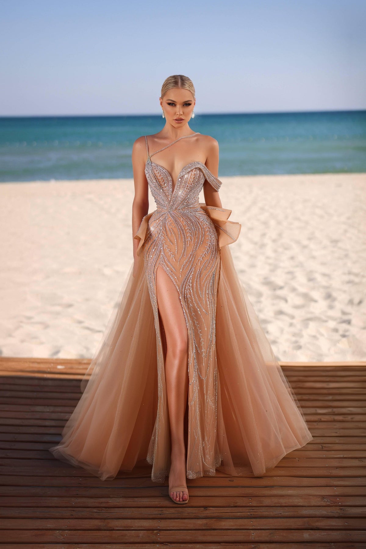 Sweetheart Floor-Length Sequin Prom Mermaid HM202 Pre Order