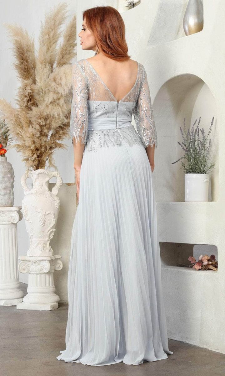 Bateau Floor-Length Chiffon Formal A-Line May Queen 2007
