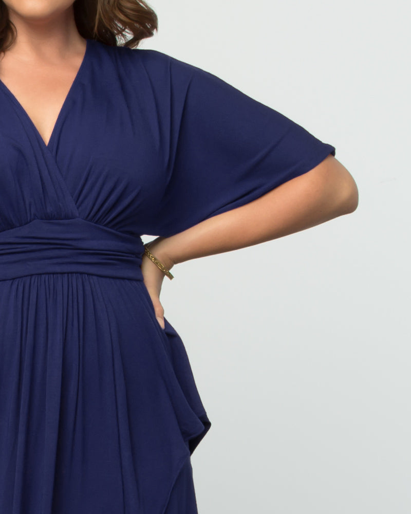 Plus Size Dresses Long Formal Fitted Mother of the Bride Plus Size Dress Kiyona 12151802 Nouveau Navy