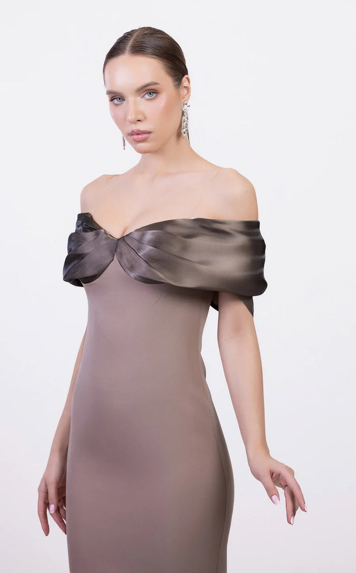 Cocktail Dresses Homecoming Short Fitted Cocktail Dress Beige