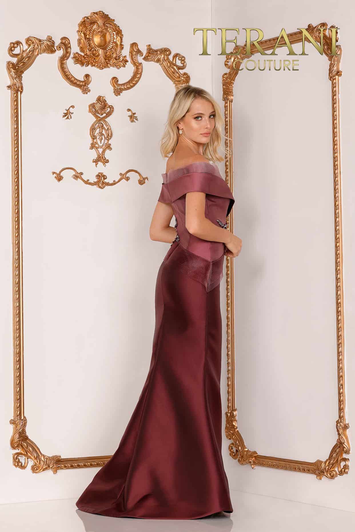Terani Couture Long Mother Of Bride Dress 2011M2159 - The Dress Outlet