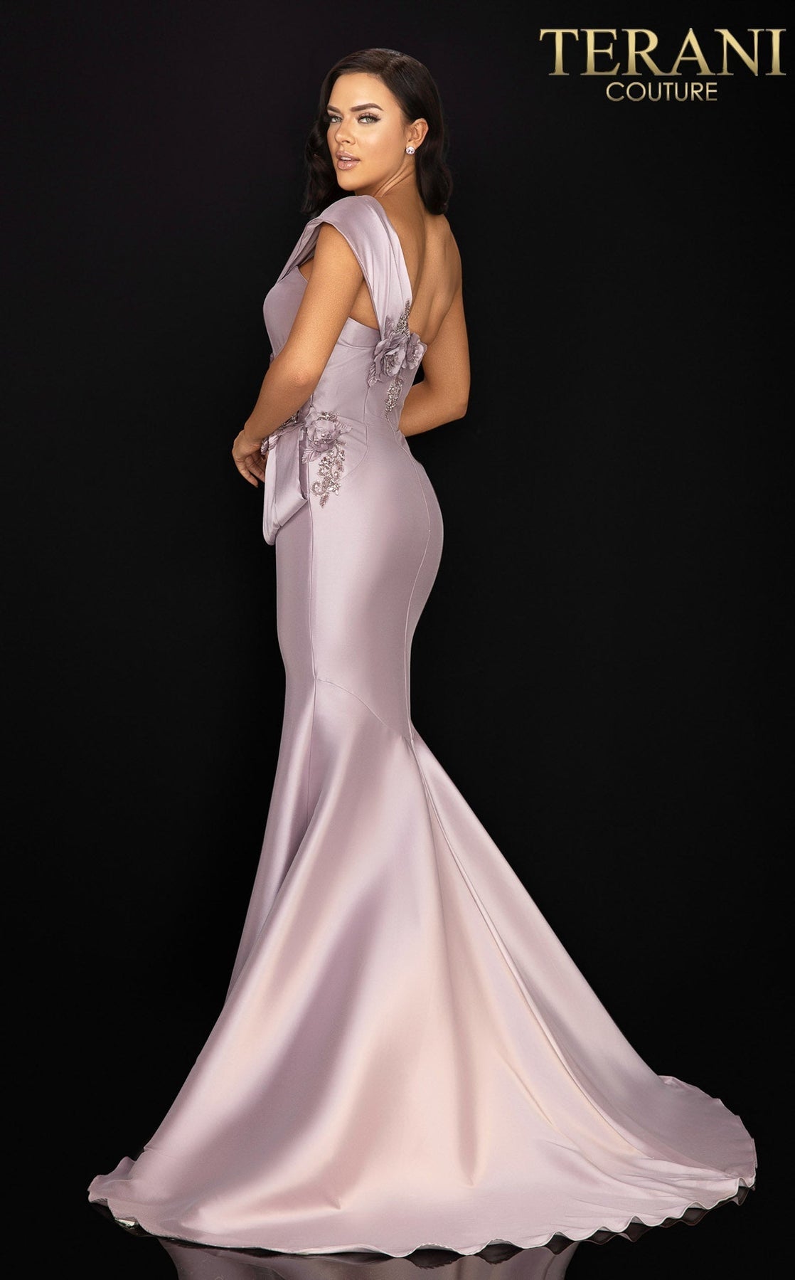 Terani Couture One Shoulder Long Formal Gown 2011M2160 - The Dress Outlet