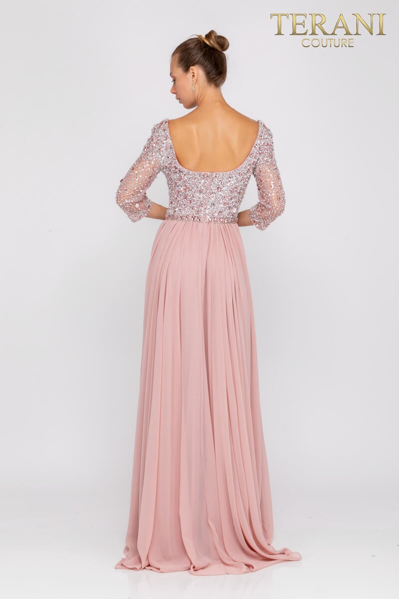 Terani Couture Long Mother of the Bride Dress 2011M2464 - The Dress Outlet