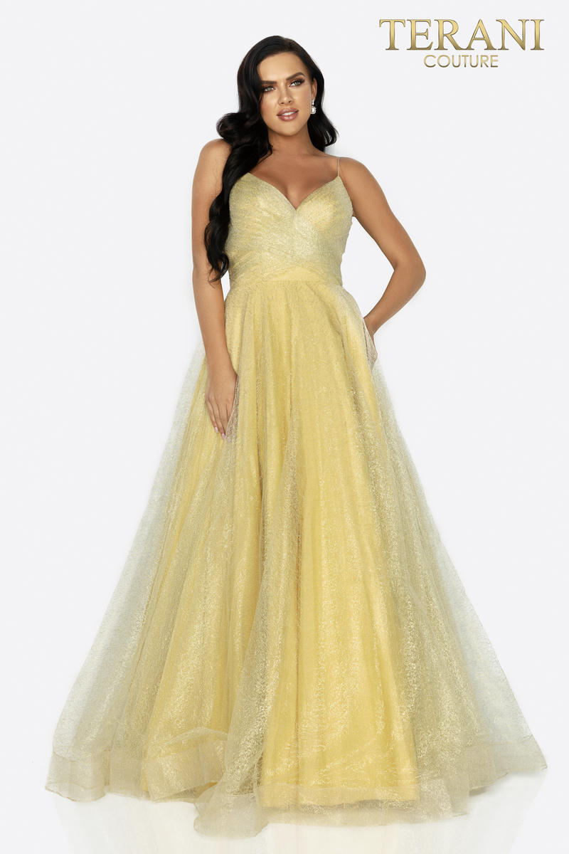 Terani Couture Long Evening Prom Dress 2011P1225 - The Dress Outlet