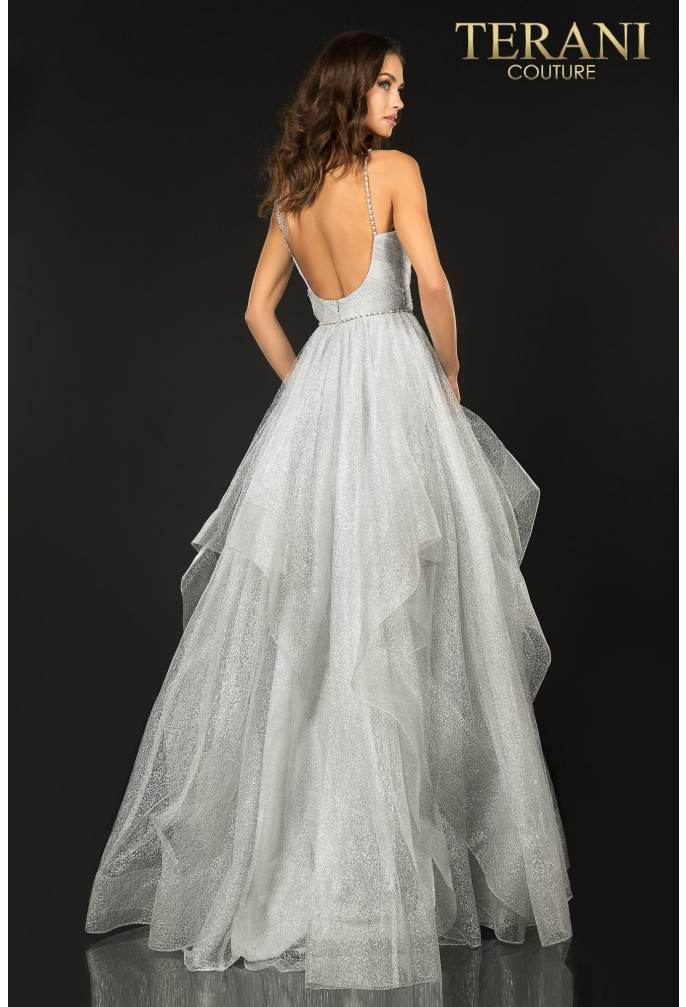 Terani Couture Long Tulle Prom Dress 2011P1213 - The Dress Outlet