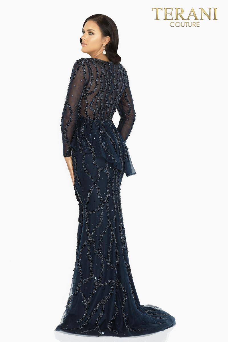 Terani Couture Fitted Long Prom Dress 2012GL2392 - The Dress Outlet