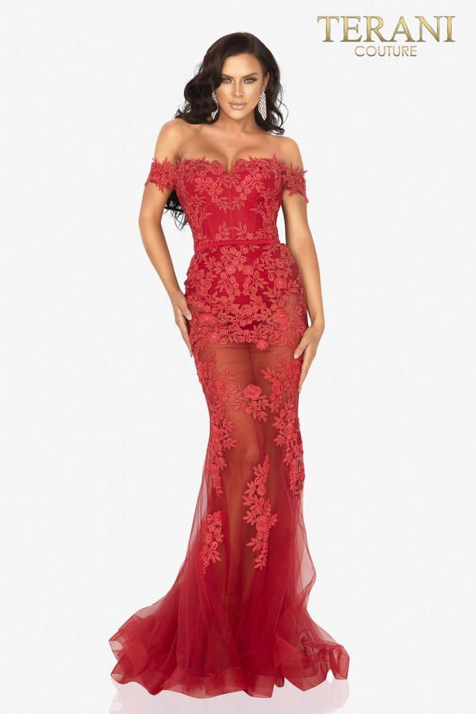 Terani Couture Long Mermaid Prom Dress 2012P1471 - The Dress Outlet