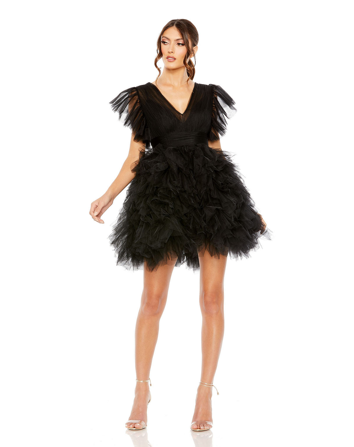 Black Mac Duggal 205051 Homecoming Short Cocktail Mini Dress for $249.0 ...