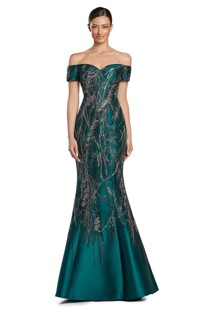 Prom Dresses Long Mermaid Formal Glitter Prom Dress Hunter/Multi