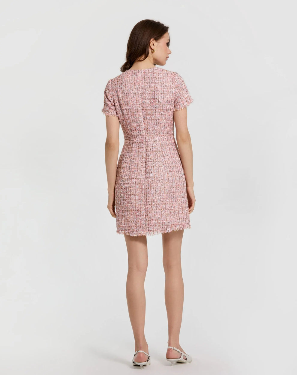 Cocktail Dresses Short Mini Evening Cocktail Dress Mac Duggal 21072 Pink Multi