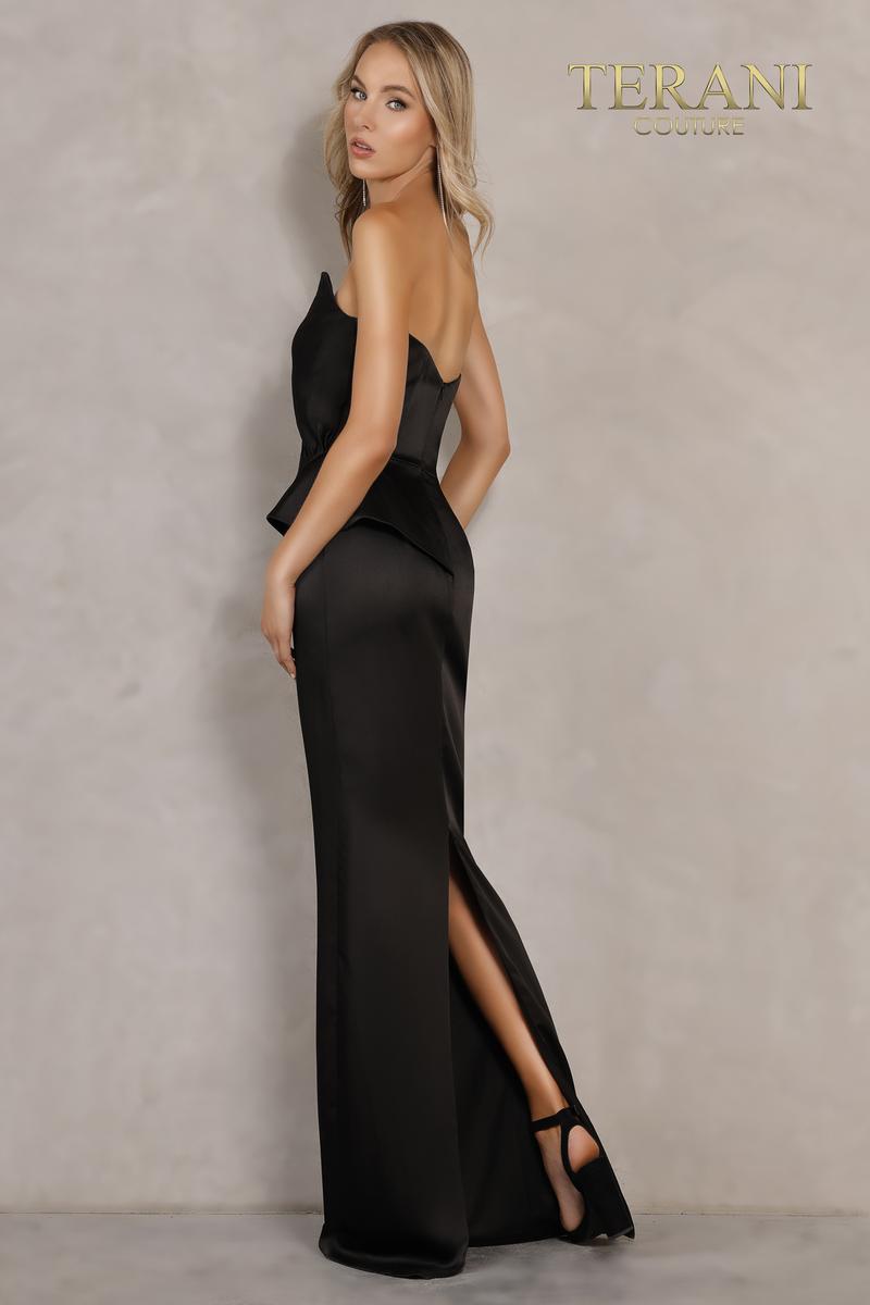 Terani Couture Strapless Long Prom Dress 2111P4066 - The Dress Outlet