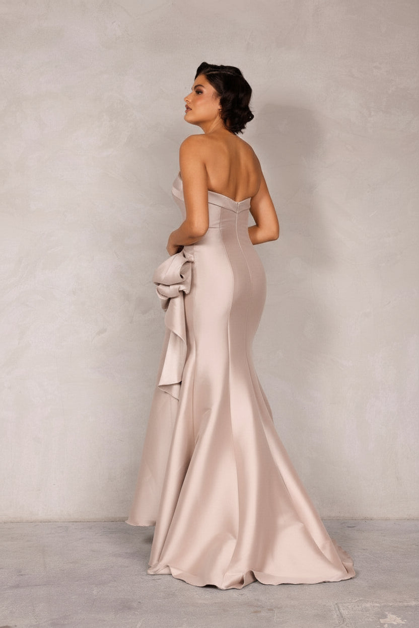 Formal Dresses Formal Prom Long Mermaid Dress Taupe