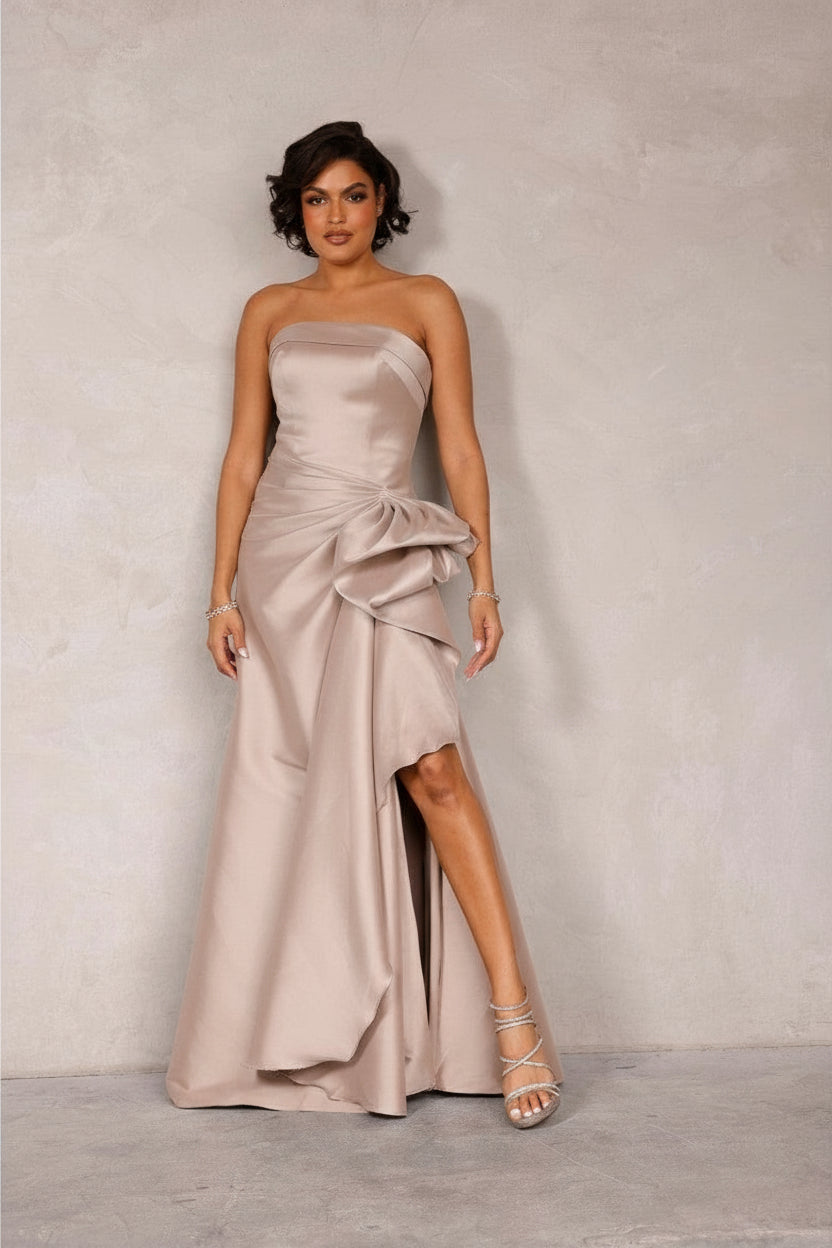 Formal Dresses Formal Prom Long Mermaid Dress Taupe