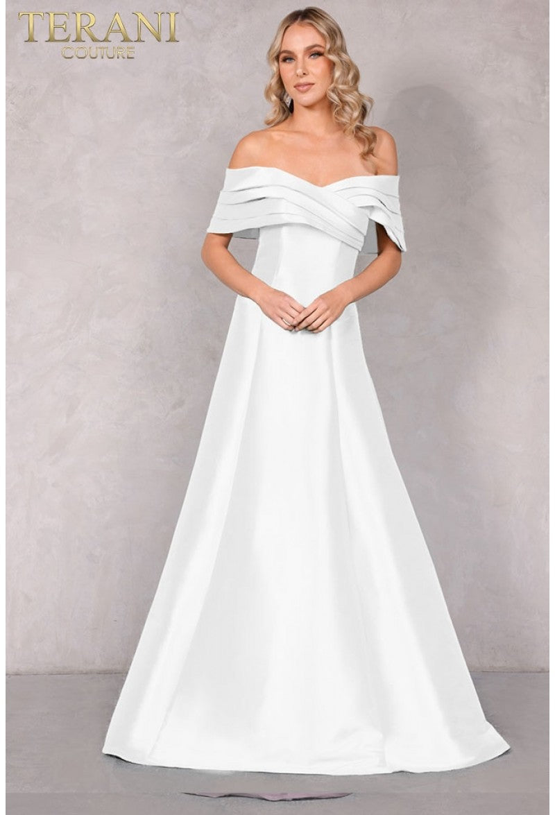 Terani Couture 2112M5404 Formal A Line Long Prom Dress