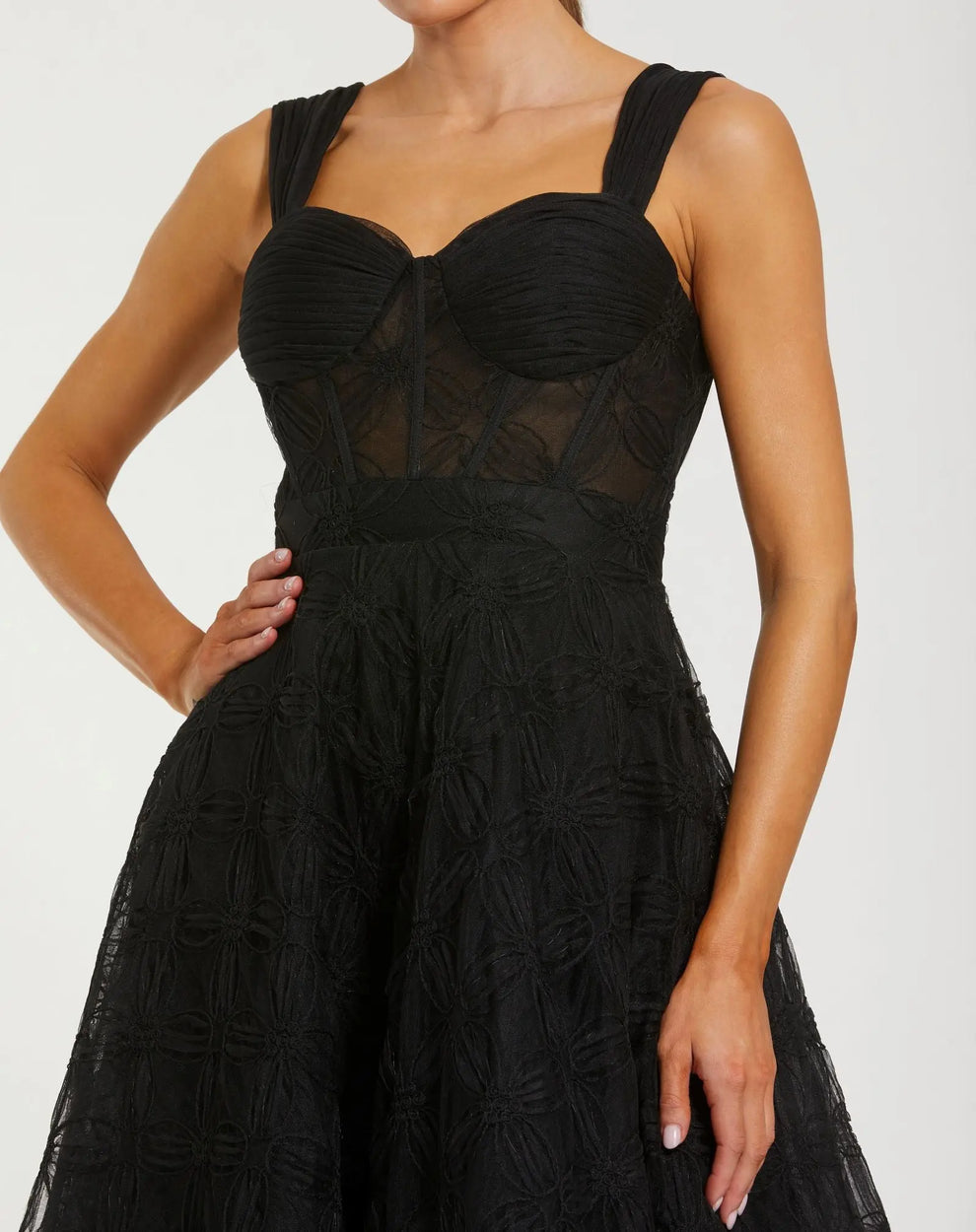 Cocktail Dresses Homecoming A Line Short Floral Midi Cocktail Dress Black