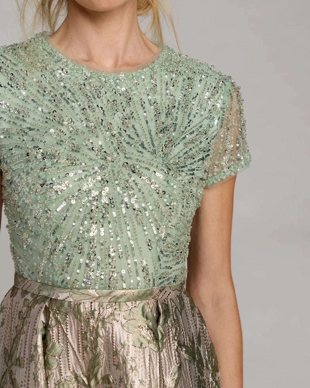 Mother of the Bride Dresses Sequin Long Formal Ball Gown Mother of the Bride Dress Mac Duggal 21183 Seafoam